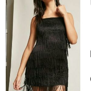 unique vintage fringe Flapper dress